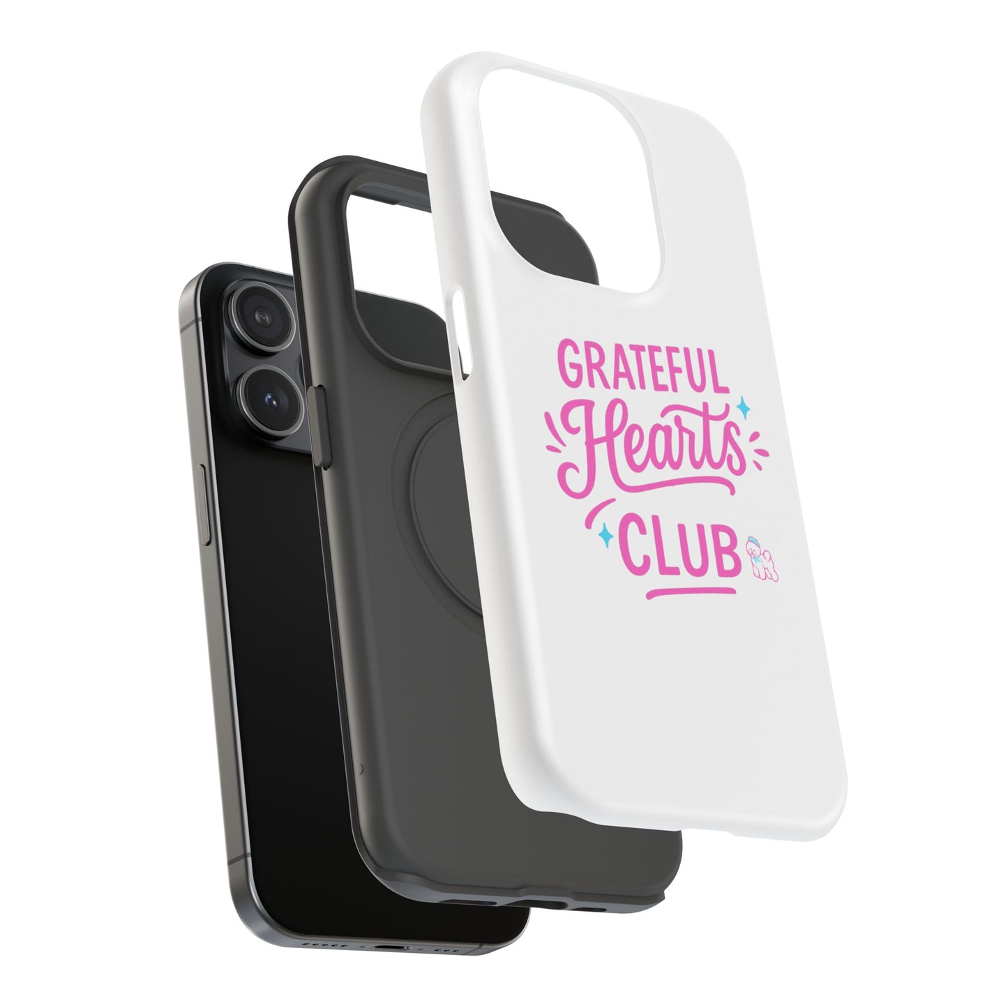Phone Case — "Grateful Hearts Club" Impact‑Resistant Protective Case