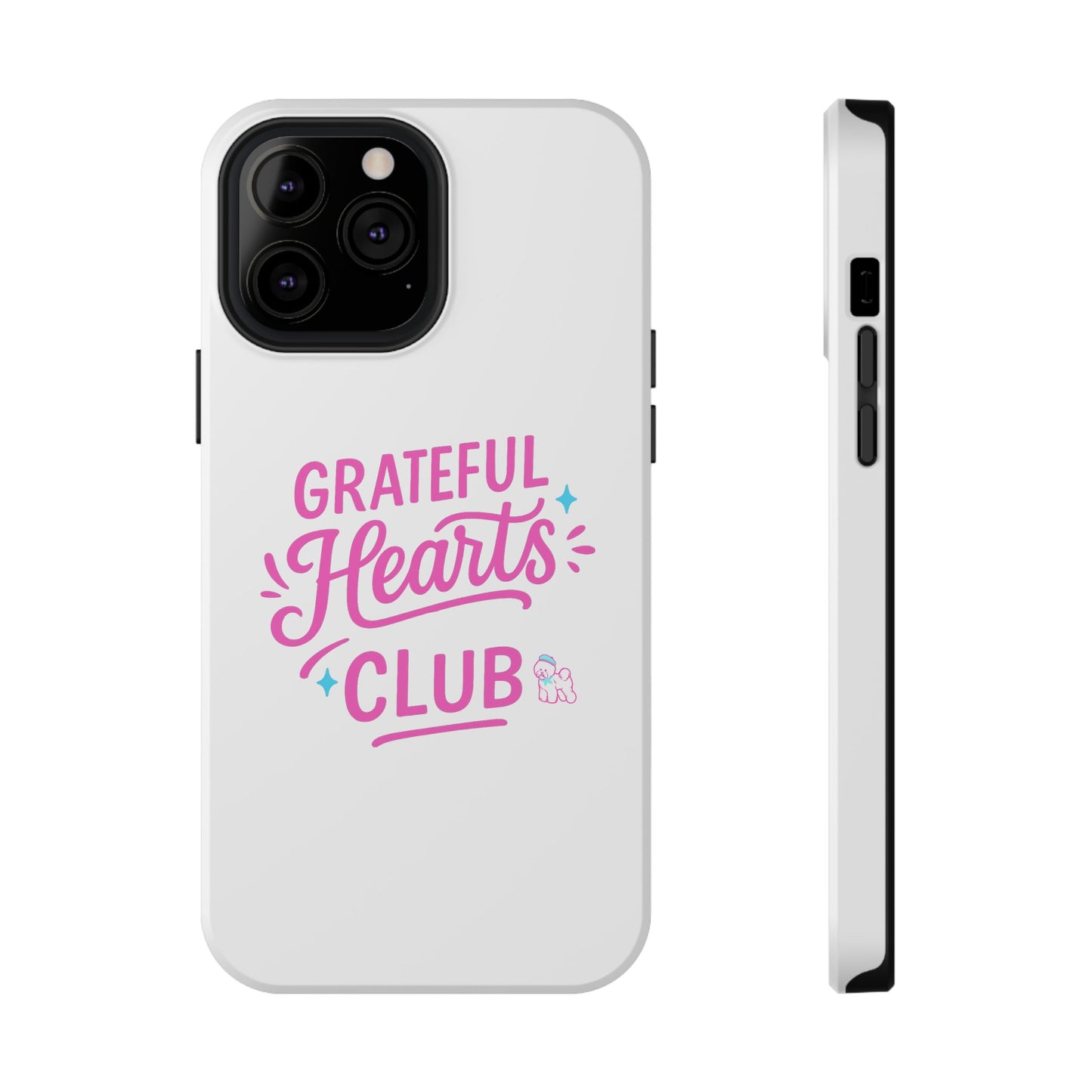 Phone Case — "Grateful Hearts Club" Impact‑Resistant Protective Case