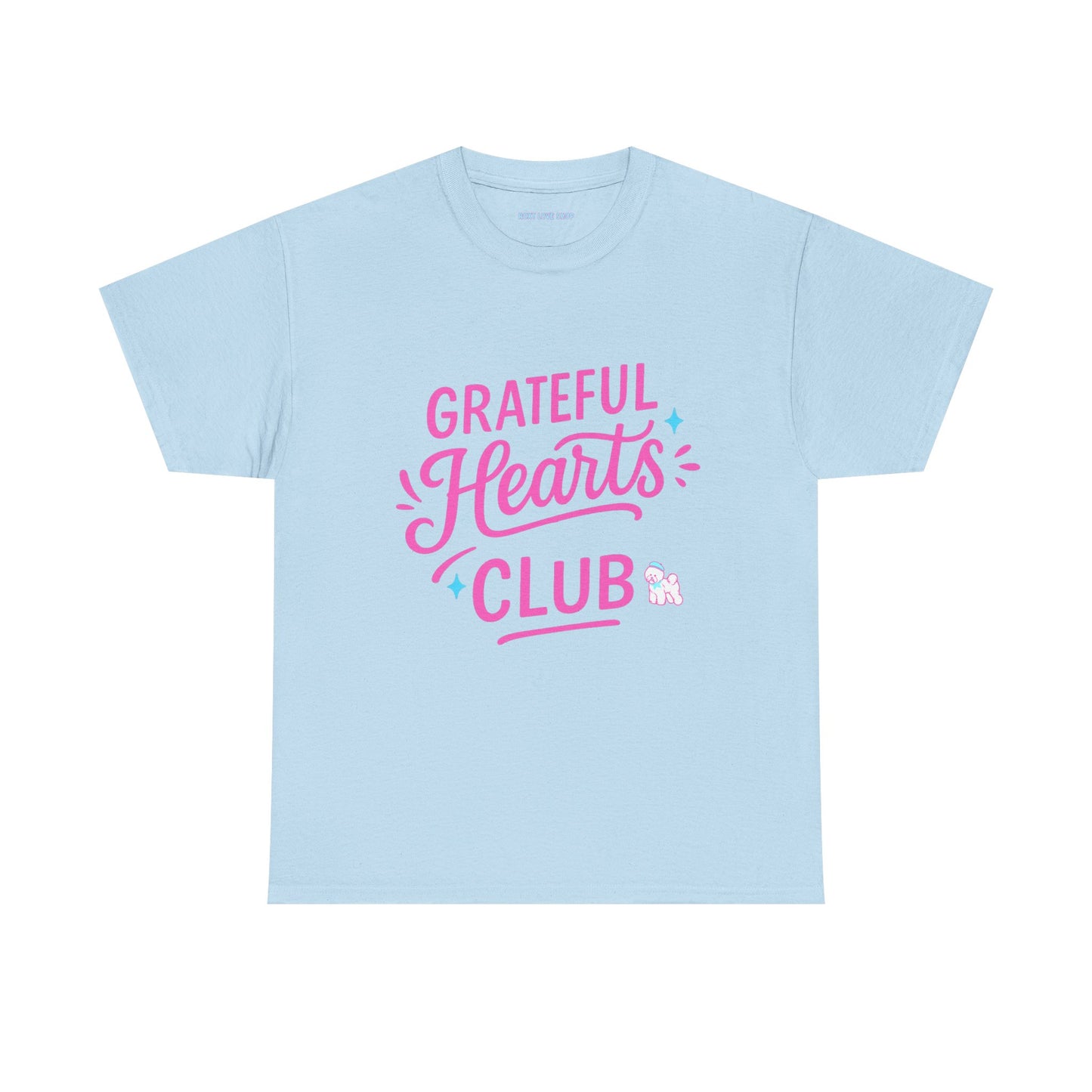 Grateful Hearts Club T-Shirt — Positive Vibes Graphic Tee