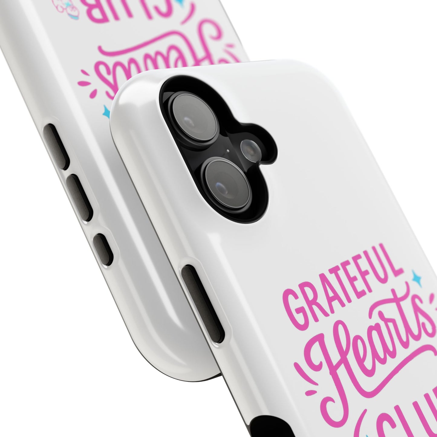 Phone Case — "Grateful Hearts Club" Impact‑Resistant Protective Case