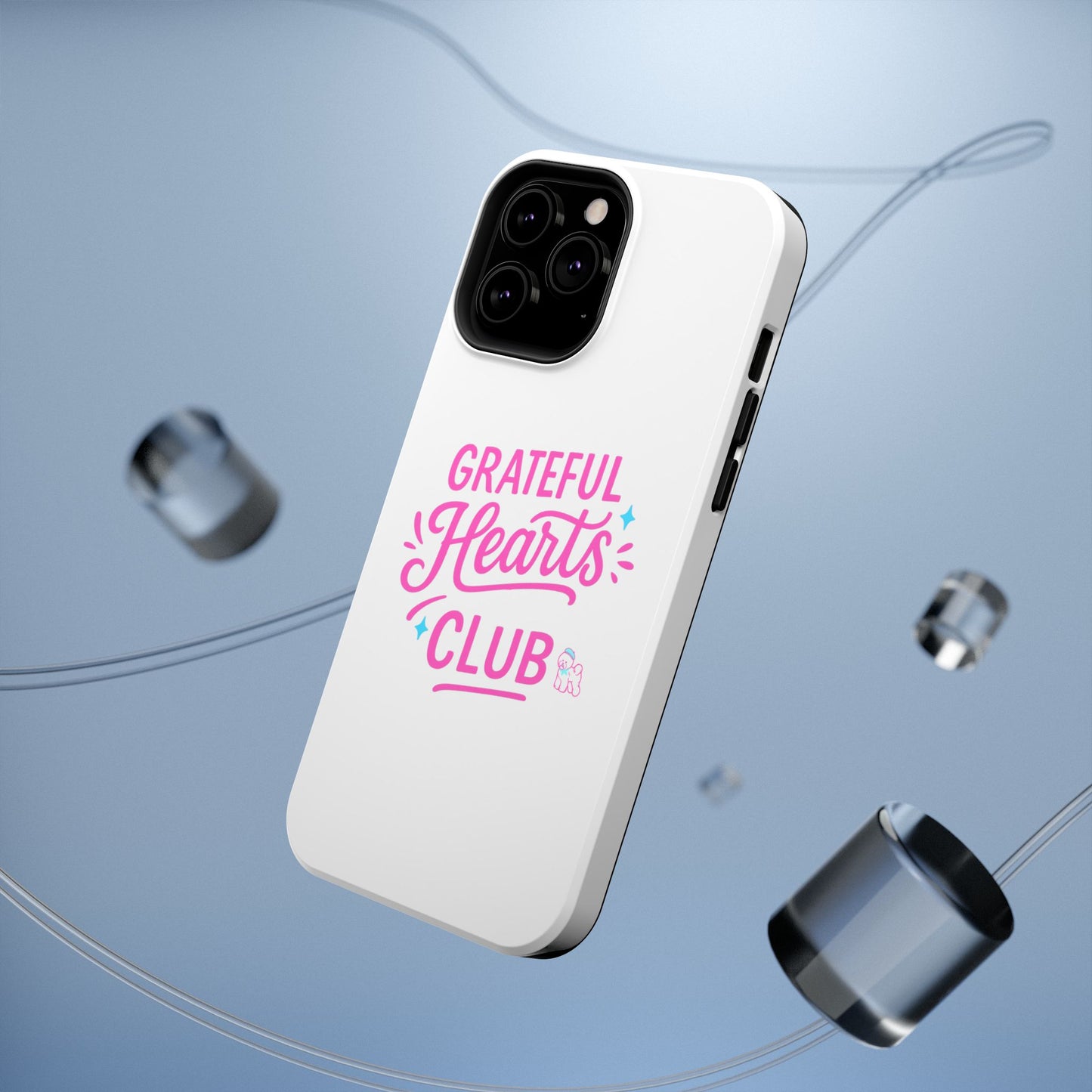 Phone Case — "Grateful Hearts Club" Impact‑Resistant Protective Case