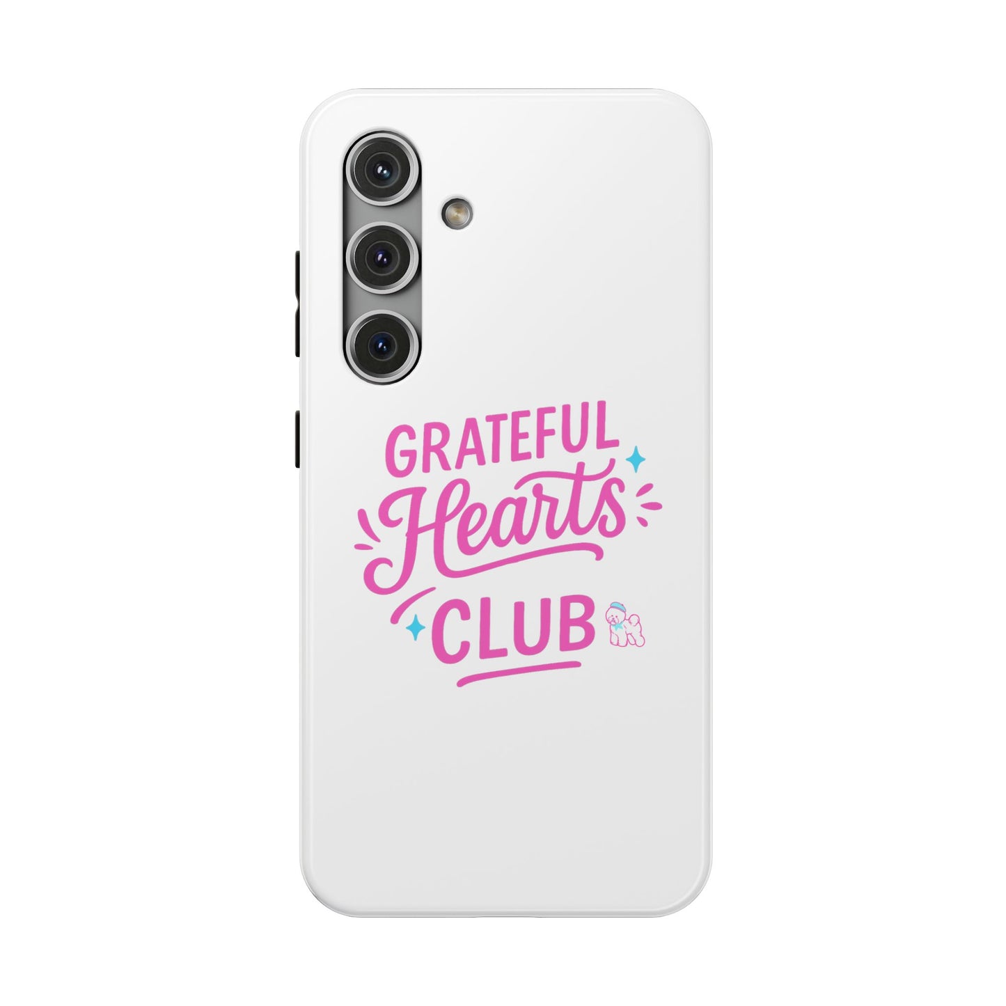 Phone Case — "Grateful Hearts Club" Impact‑Resistant Protective Case