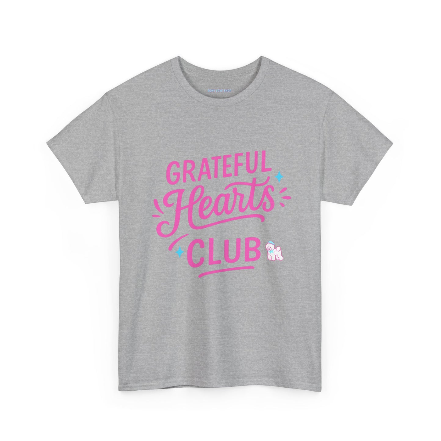 Grateful Hearts Club T-Shirt — Positive Vibes Graphic Tee