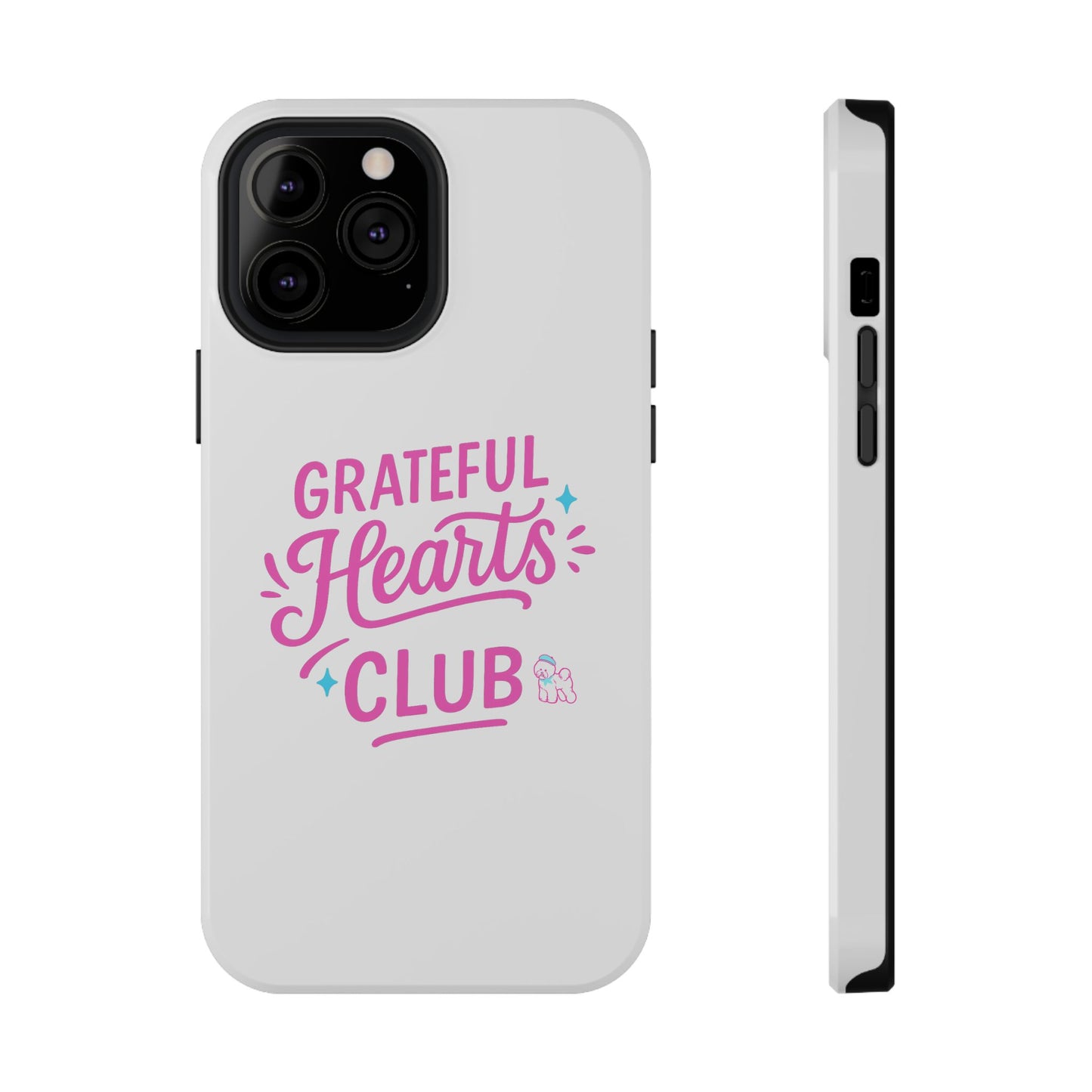 Phone Case — "Grateful Hearts Club" Impact‑Resistant Protective Case