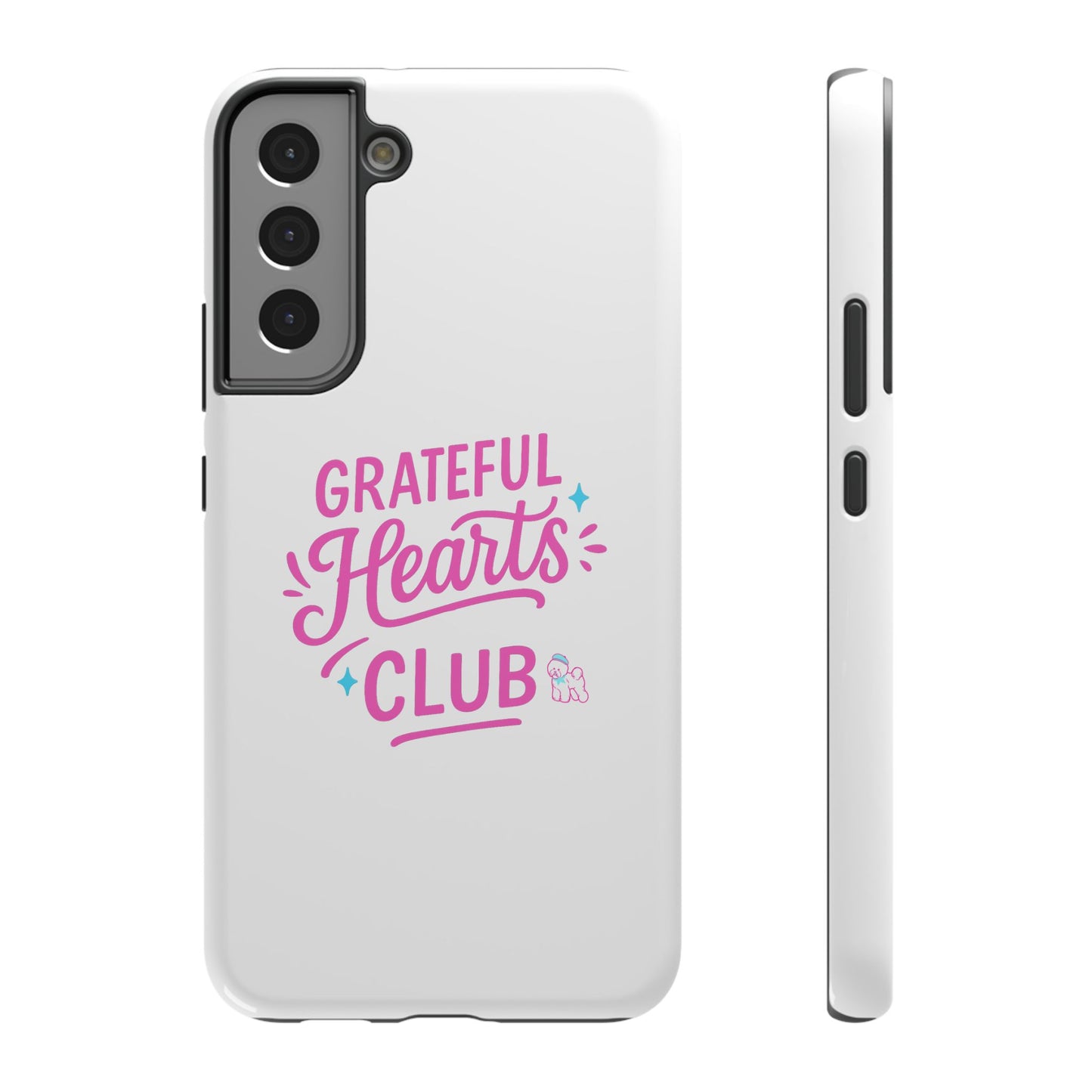 Phone Case — "Grateful Hearts Club" Impact‑Resistant Protective Case