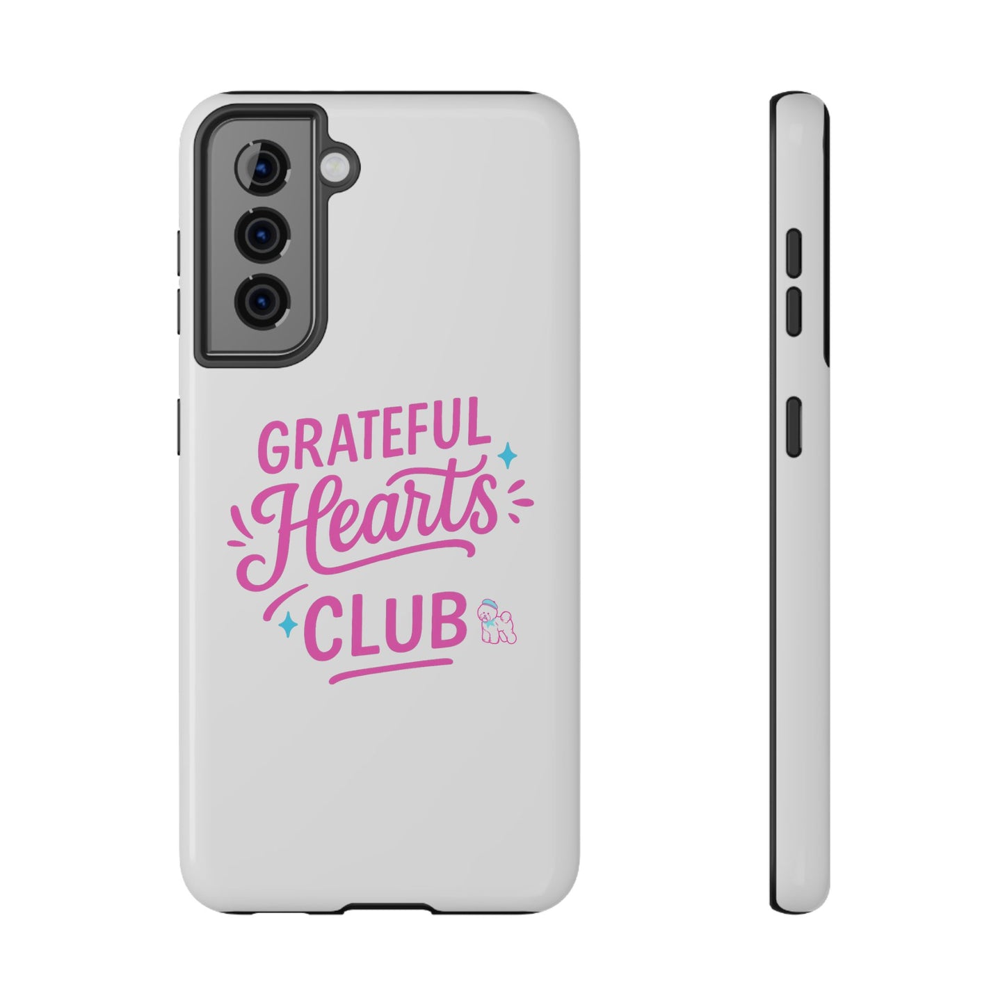 Phone Case — "Grateful Hearts Club" Impact‑Resistant Protective Case