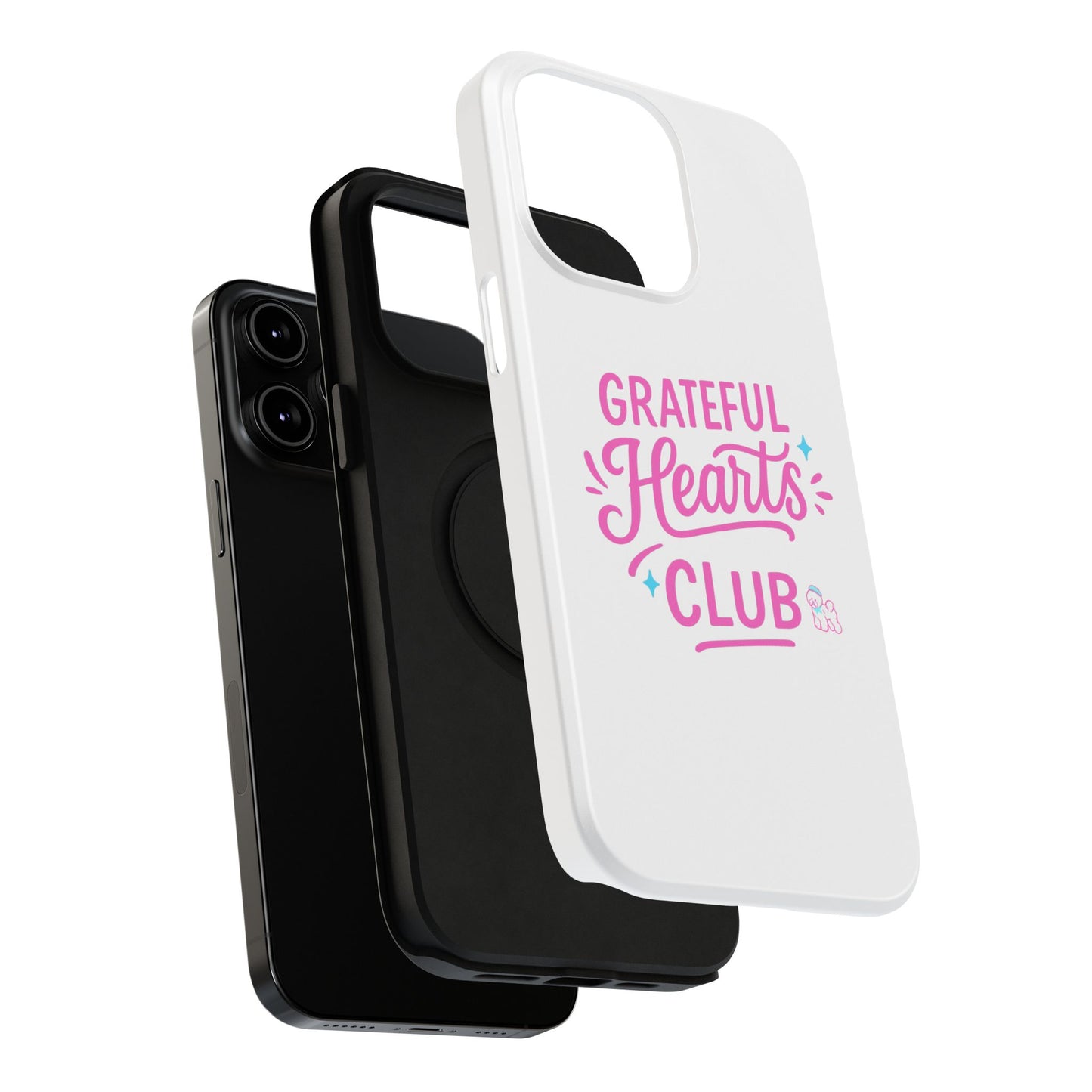 Phone Case — "Grateful Hearts Club" Impact‑Resistant Protective Case