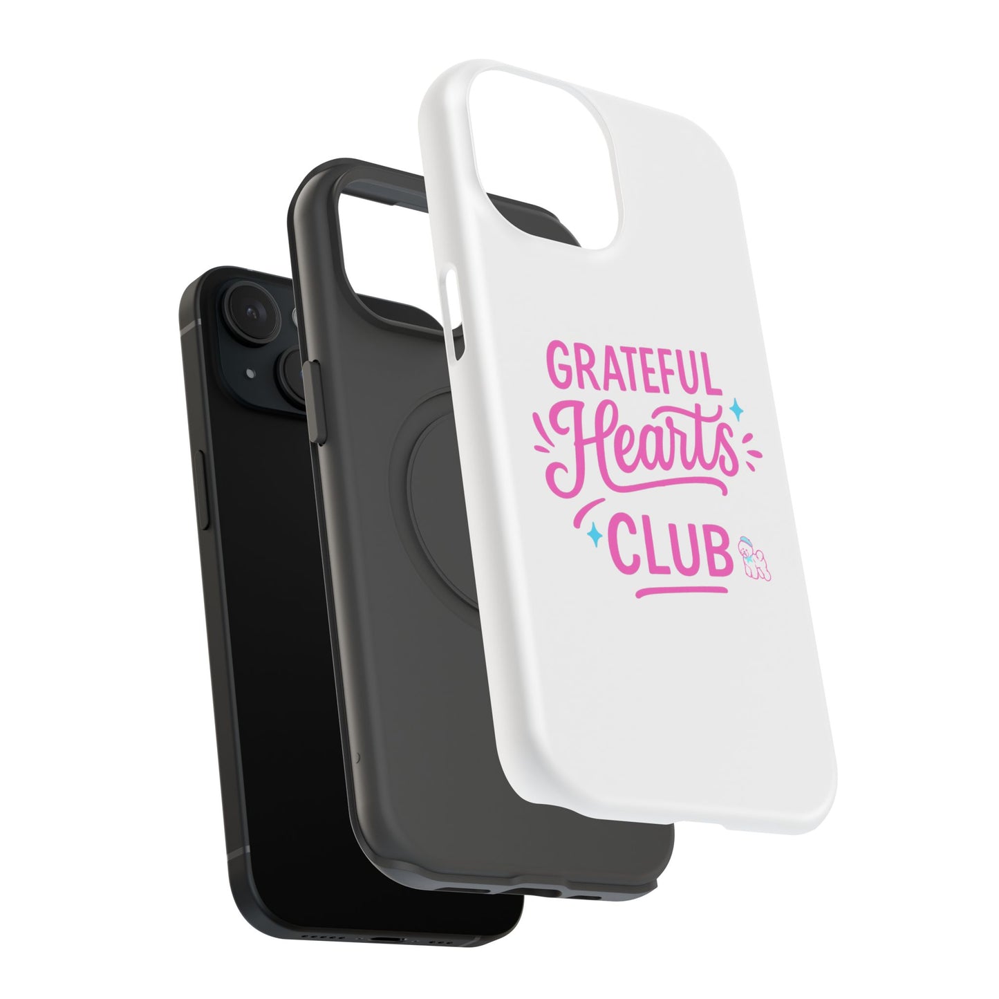 Phone Case — "Grateful Hearts Club" Impact‑Resistant Protective Case