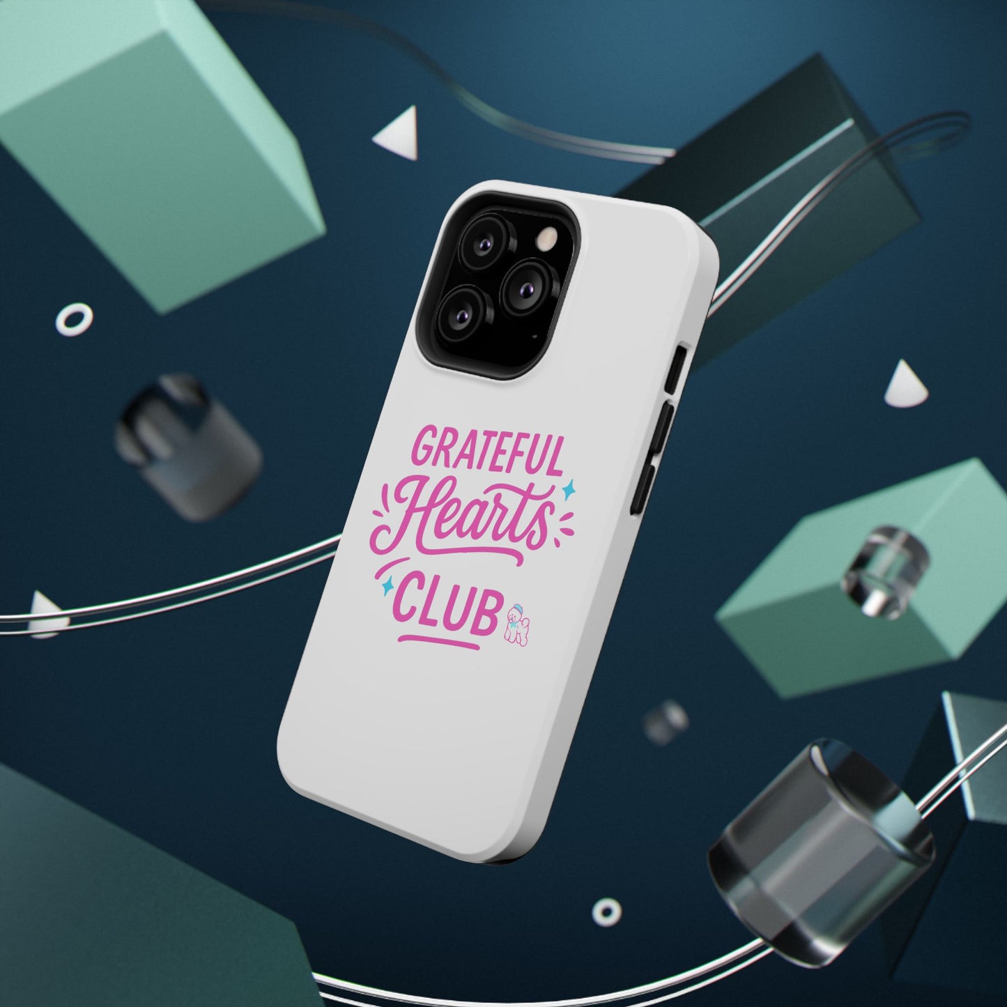 Phone Case — "Grateful Hearts Club" Impact‑Resistant Protective Case