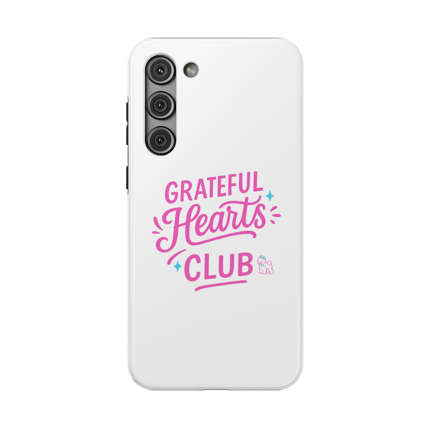 Phone Case — "Grateful Hearts Club" Impact‑Resistant Protective Case