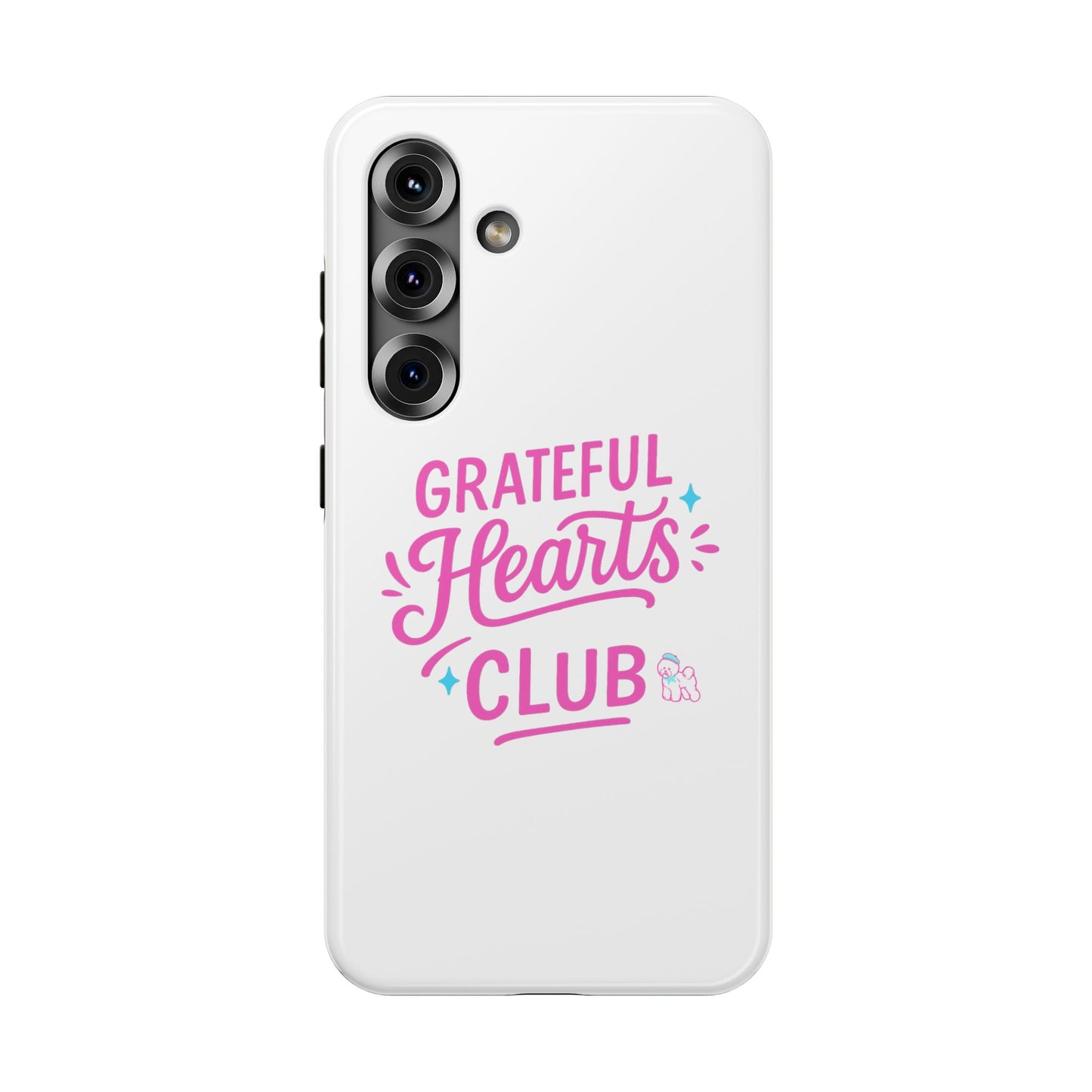Phone Case — "Grateful Hearts Club" Impact‑Resistant Protective Case
