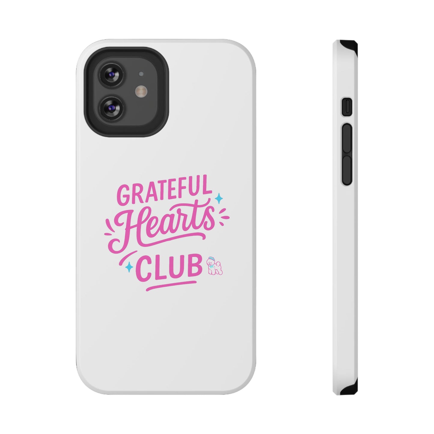 Phone Case — "Grateful Hearts Club" Impact‑Resistant Protective Case