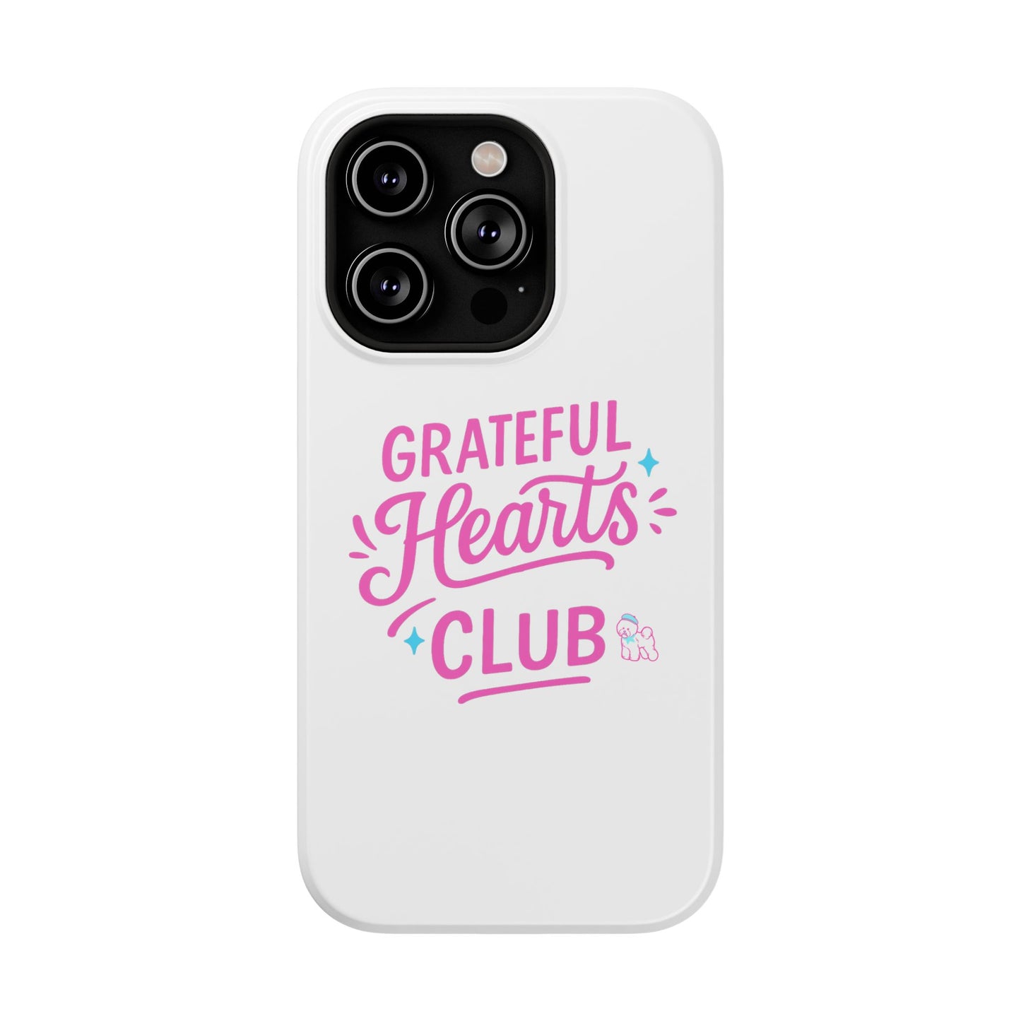 Phone Case — "Grateful Hearts Club" Impact‑Resistant Protective Case