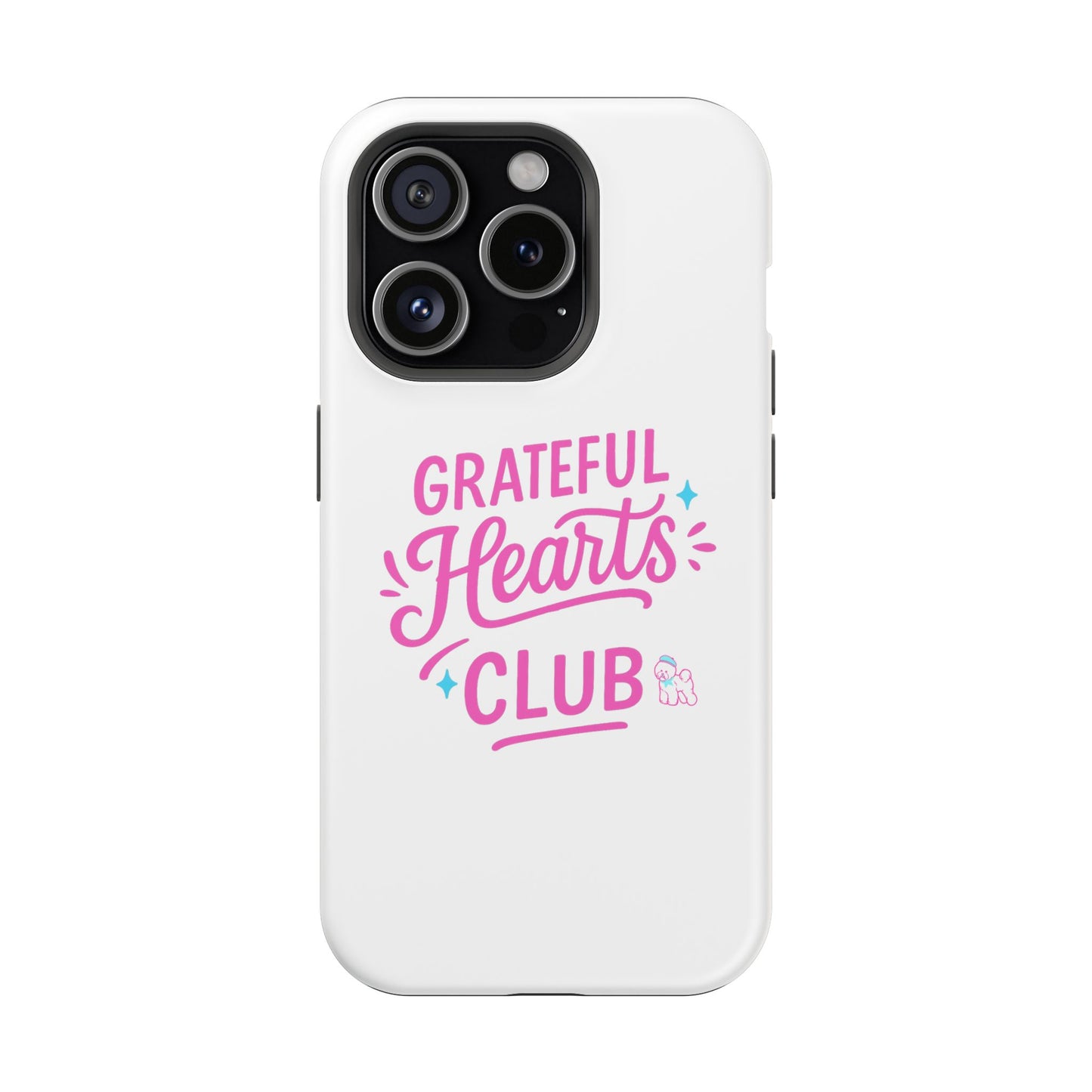 Phone Case — "Grateful Hearts Club" Impact‑Resistant Protective Case