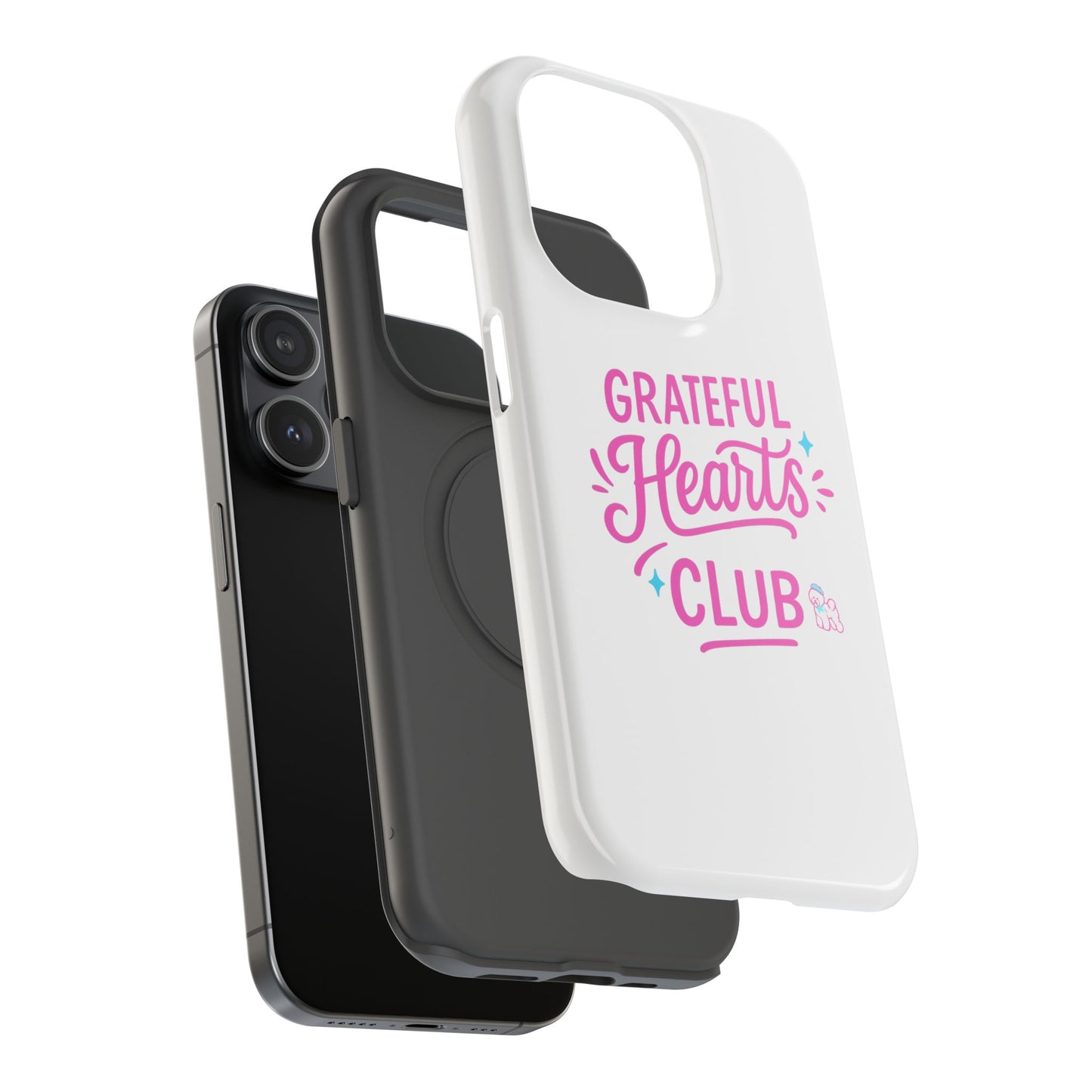 Phone Case — "Grateful Hearts Club" Impact‑Resistant Protective Case