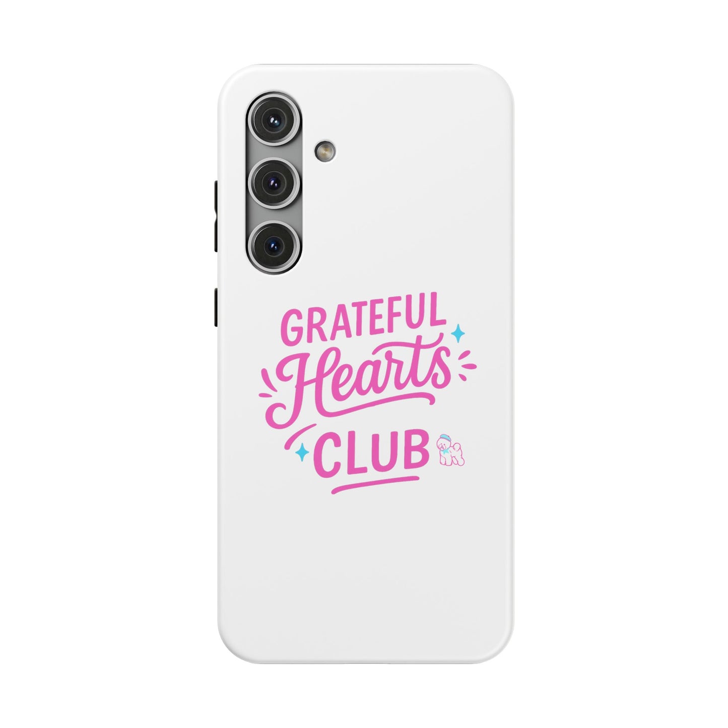 Phone Case — "Grateful Hearts Club" Impact‑Resistant Protective Case