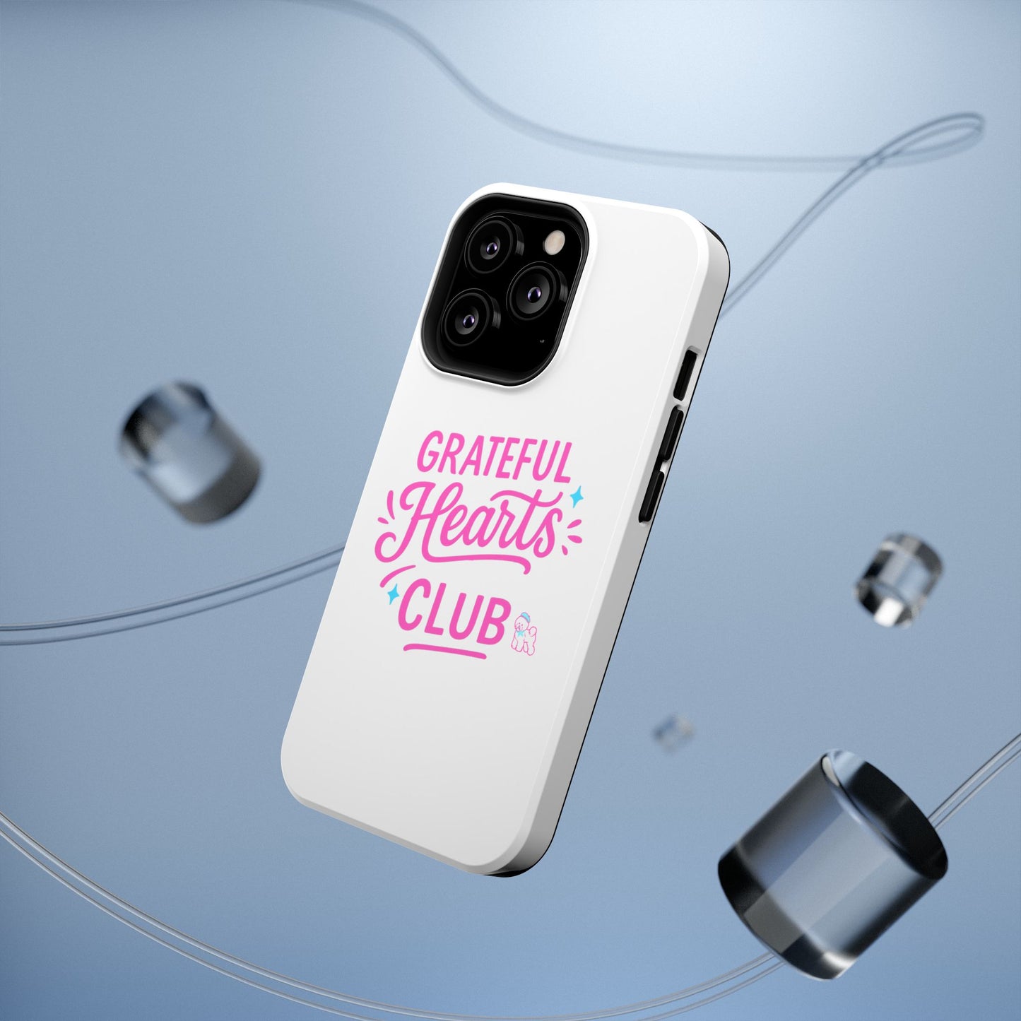 Phone Case — "Grateful Hearts Club" Impact‑Resistant Protective Case