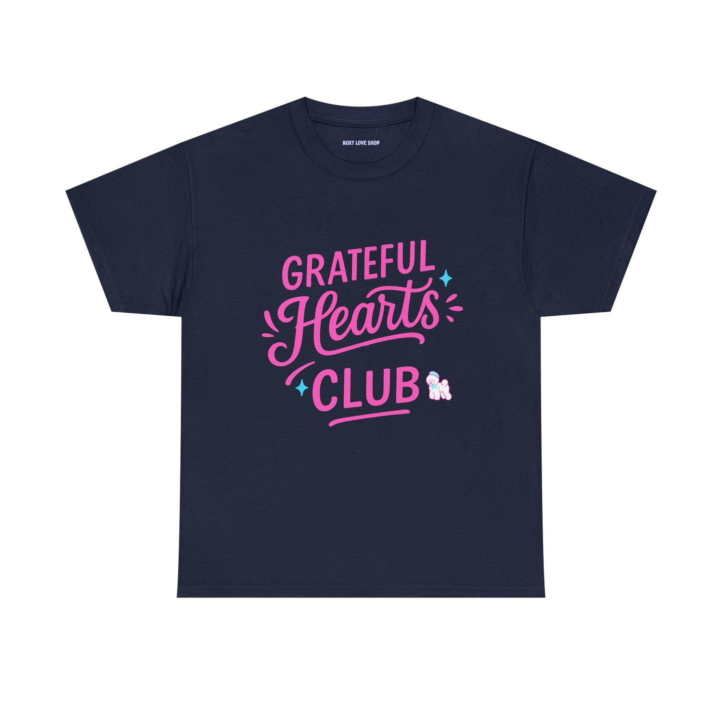 Grateful Hearts Club T-Shirt — Positive Vibes Graphic Tee