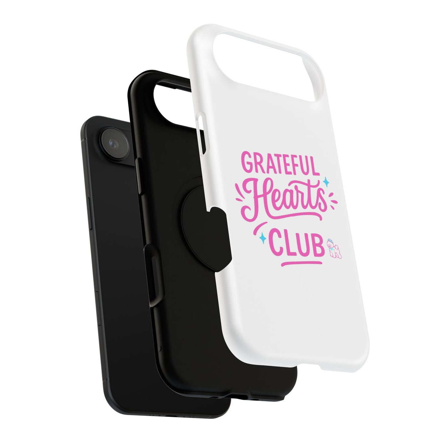 Phone Case — "Grateful Hearts Club" Impact‑Resistant Protective Case