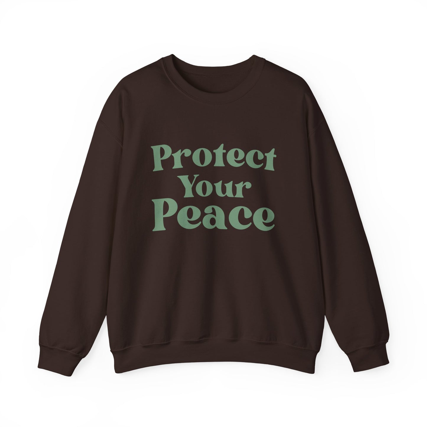 Protect Your Peace Sweatshirt — Cozy Crewneck for Self-Care & Mindfulness