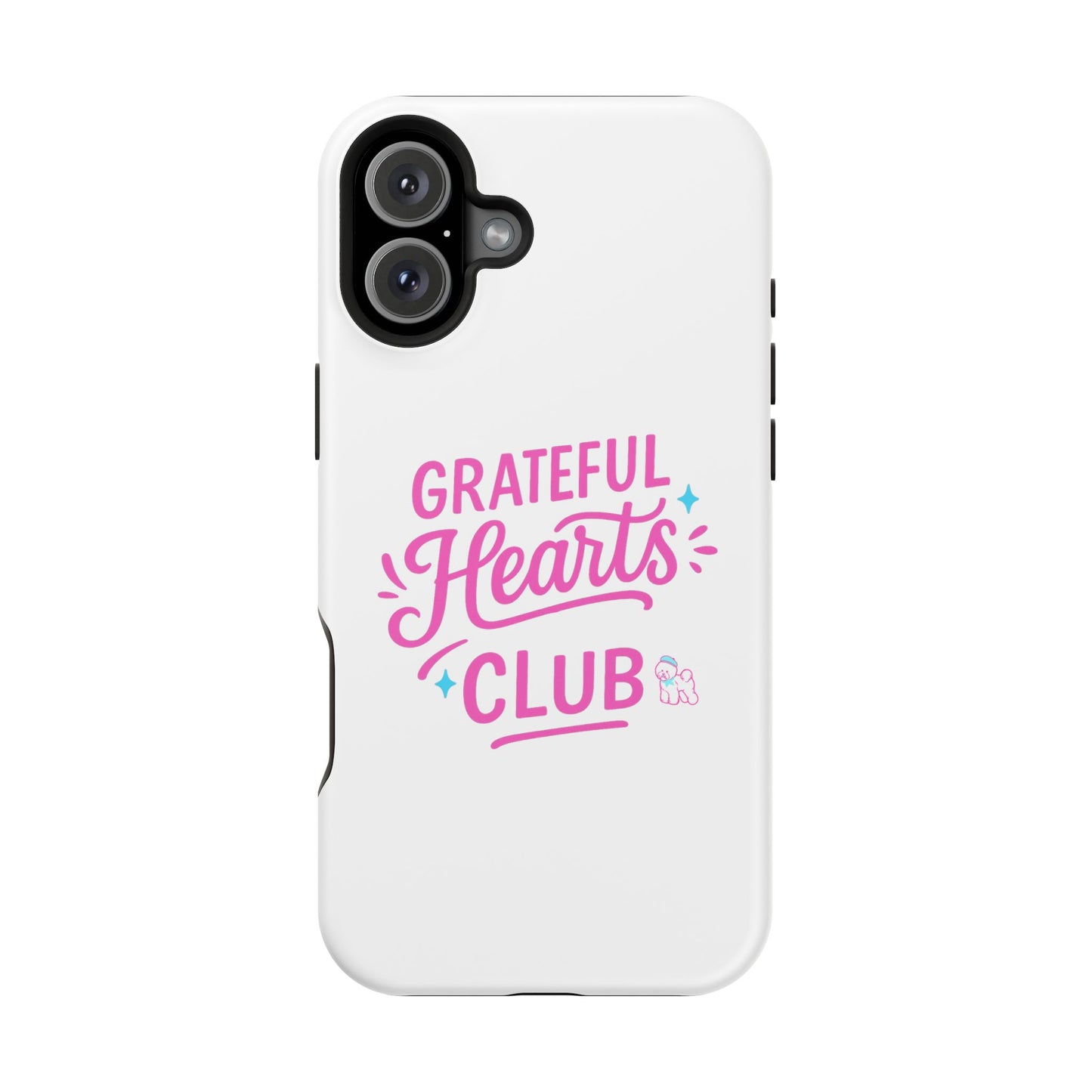 Phone Case — "Grateful Hearts Club" Impact‑Resistant Protective Case