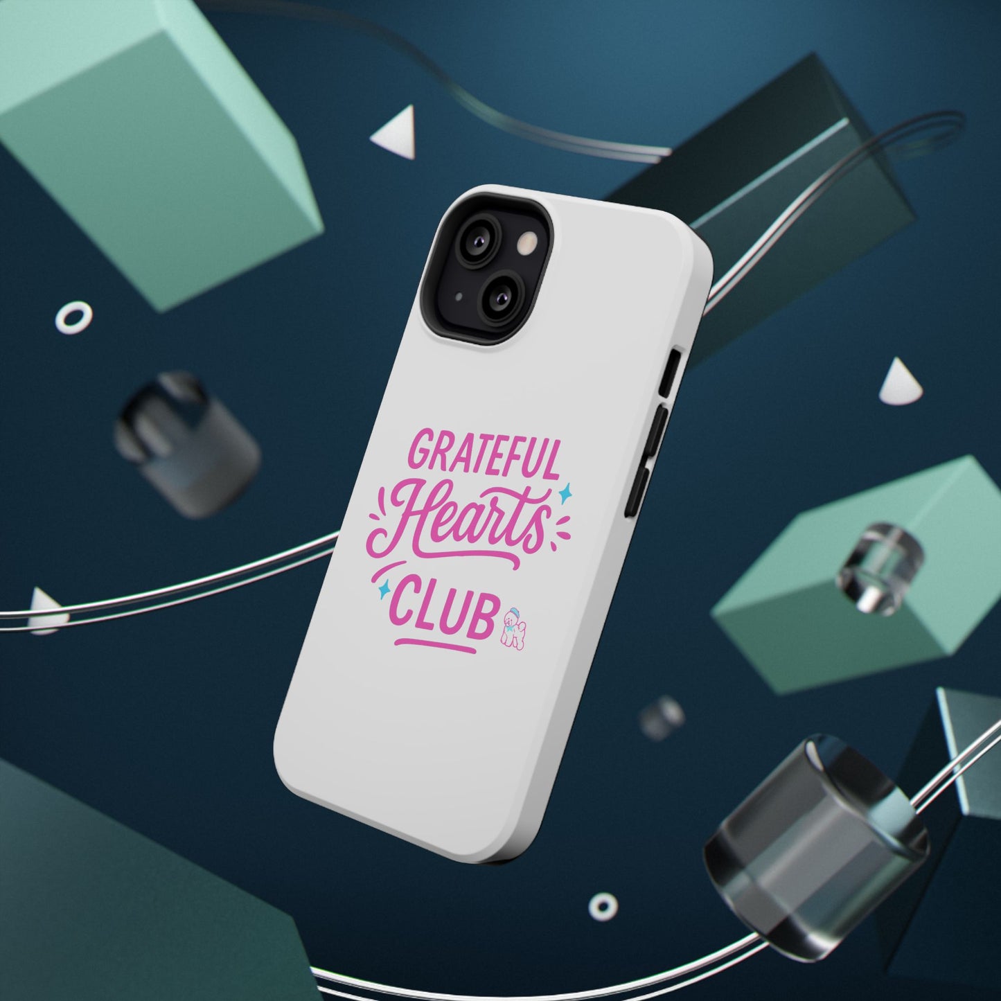 Phone Case — "Grateful Hearts Club" Impact‑Resistant Protective Case