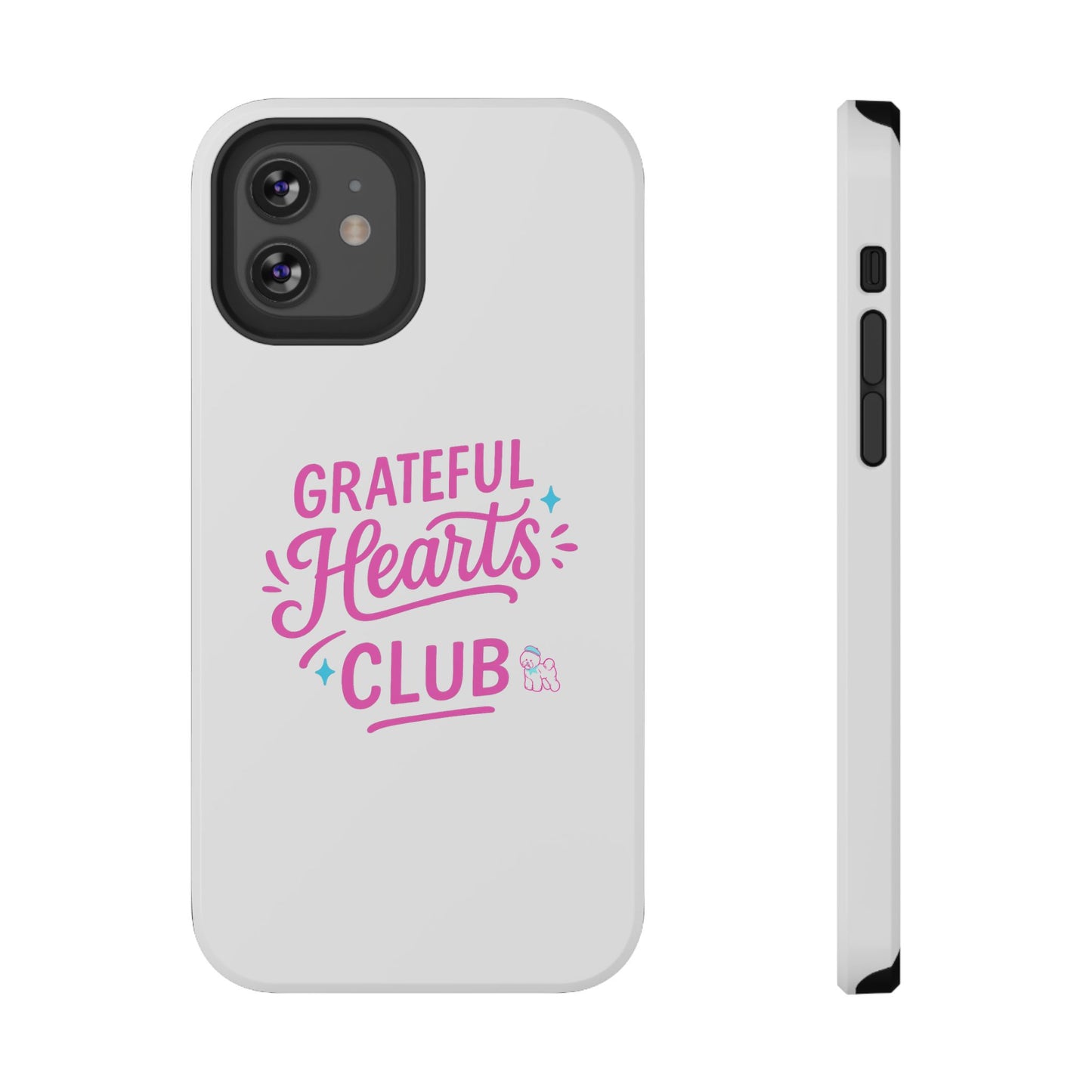 Phone Case — "Grateful Hearts Club" Impact‑Resistant Protective Case