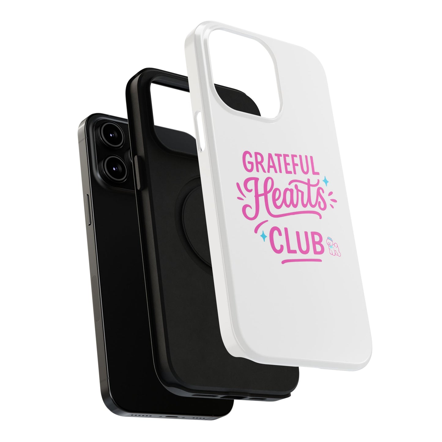 Phone Case — "Grateful Hearts Club" Impact‑Resistant Protective Case