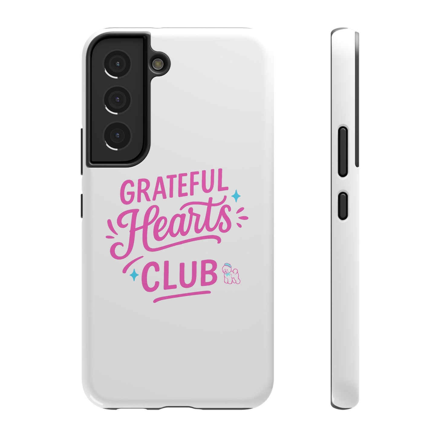 Phone Case — "Grateful Hearts Club" Impact‑Resistant Protective Case