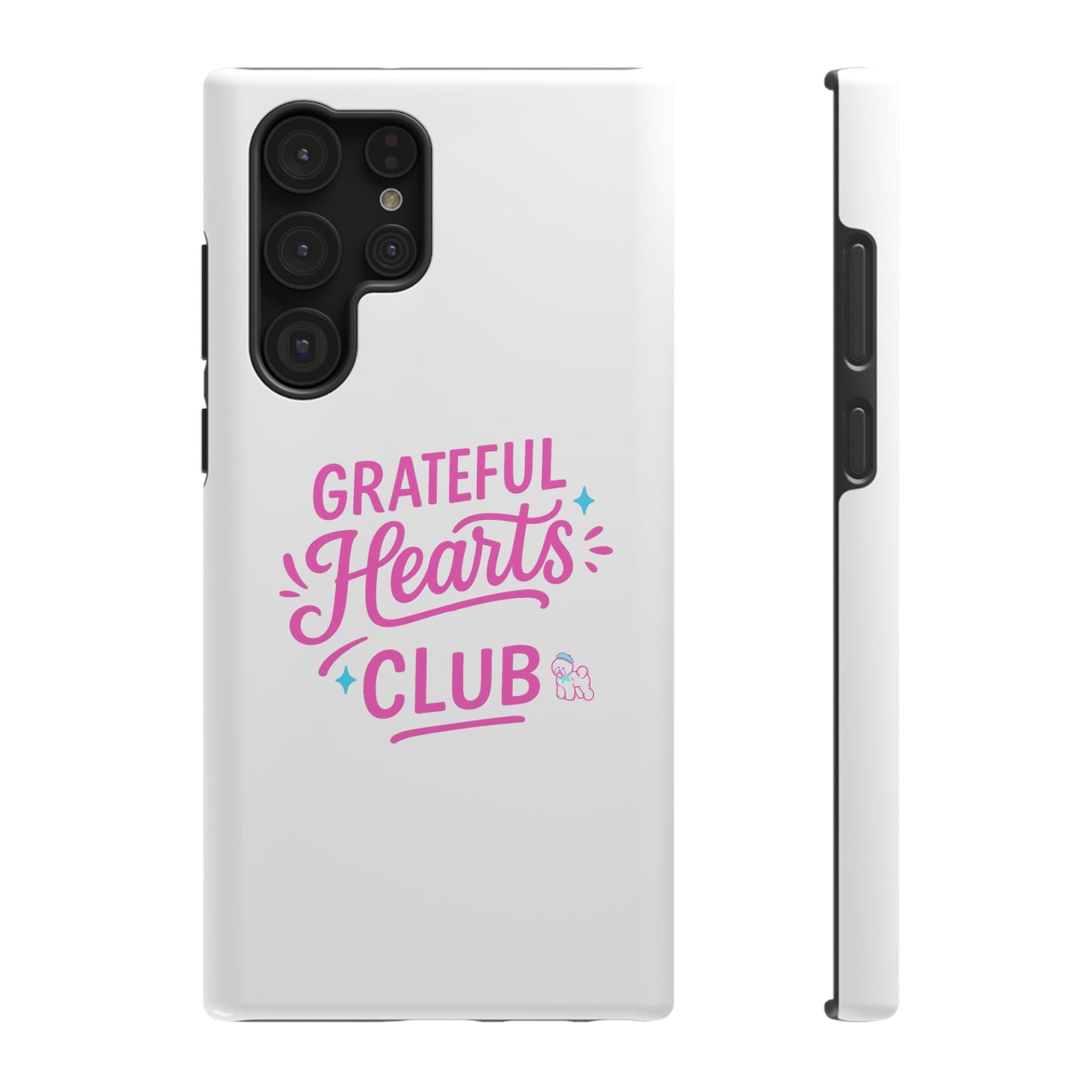 Phone Case — "Grateful Hearts Club" Impact‑Resistant Protective Case