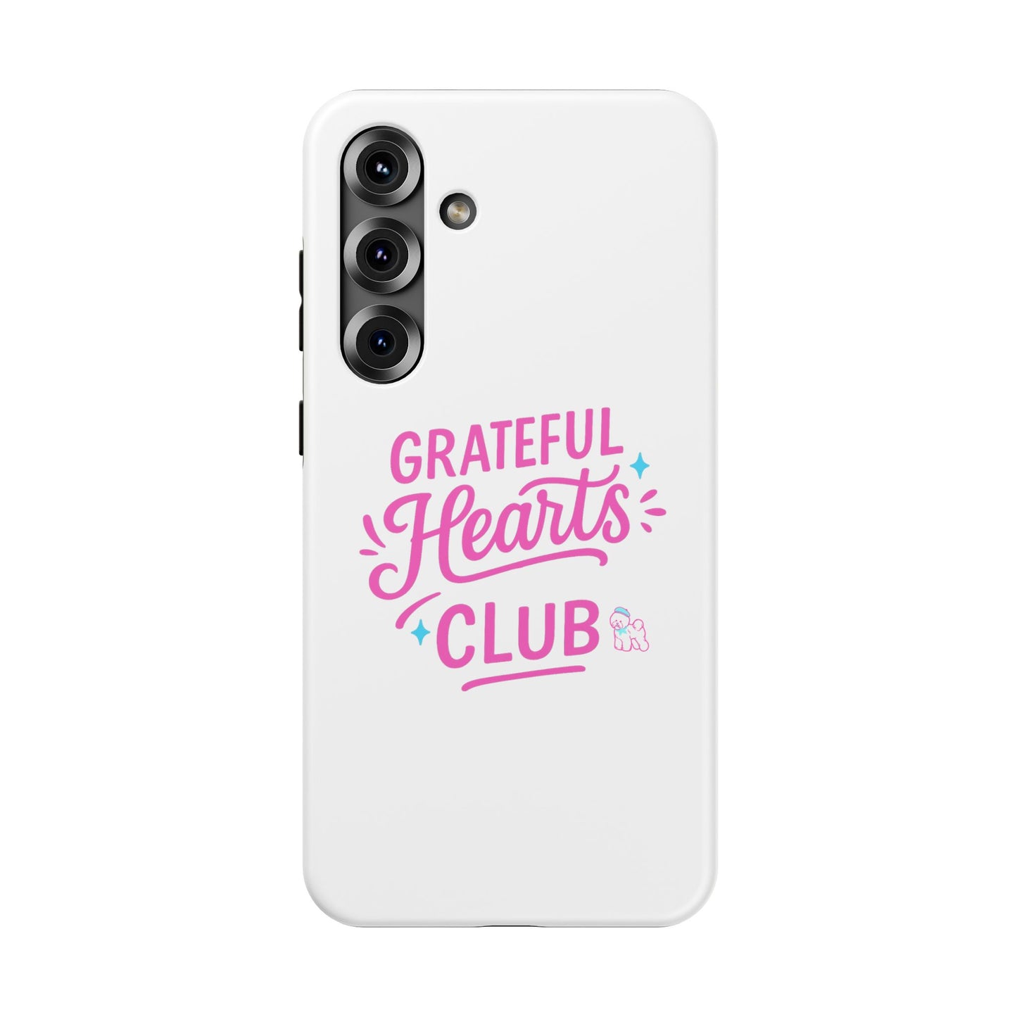 Phone Case — "Grateful Hearts Club" Impact‑Resistant Protective Case