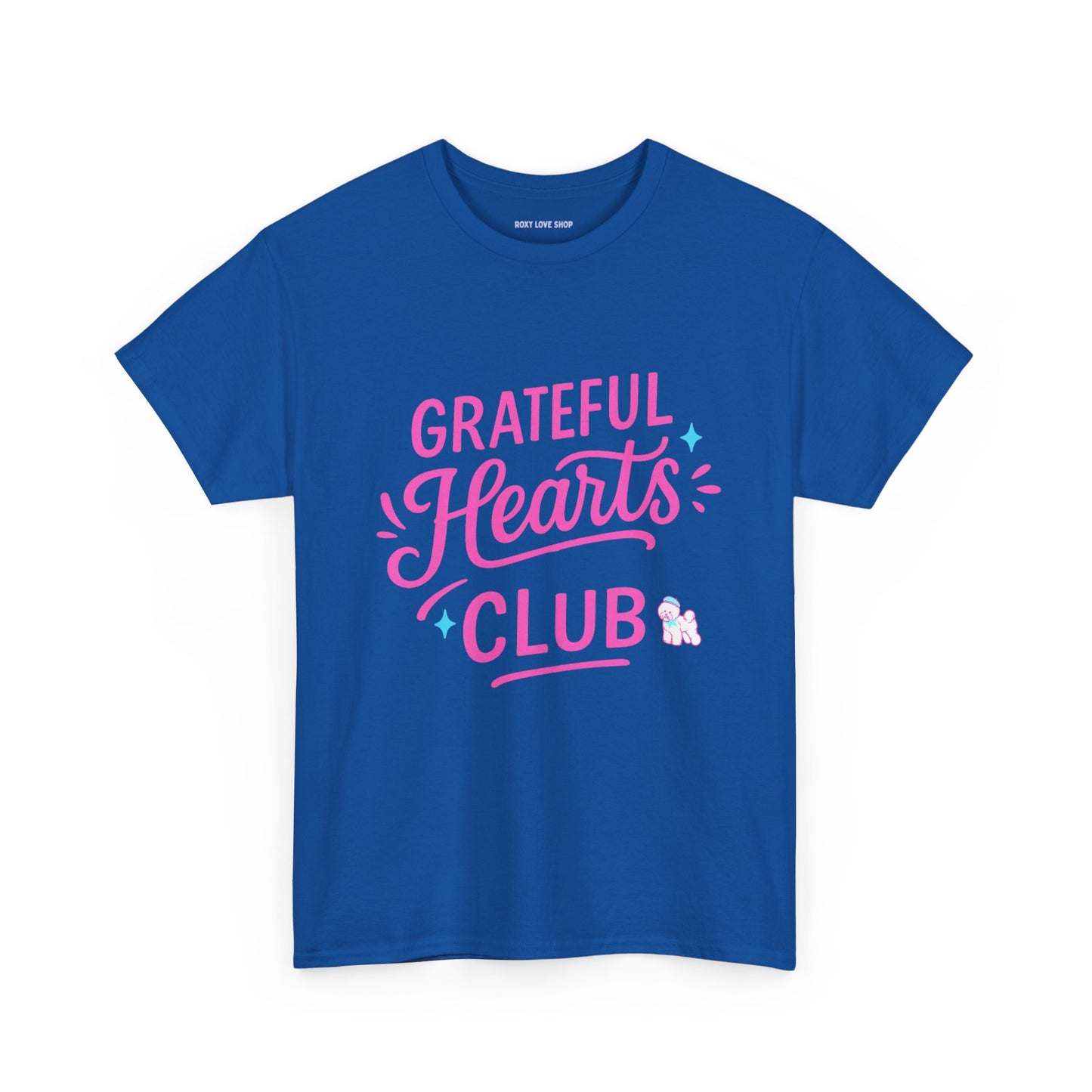 Grateful Hearts Club T-Shirt — Positive Vibes Graphic Tee