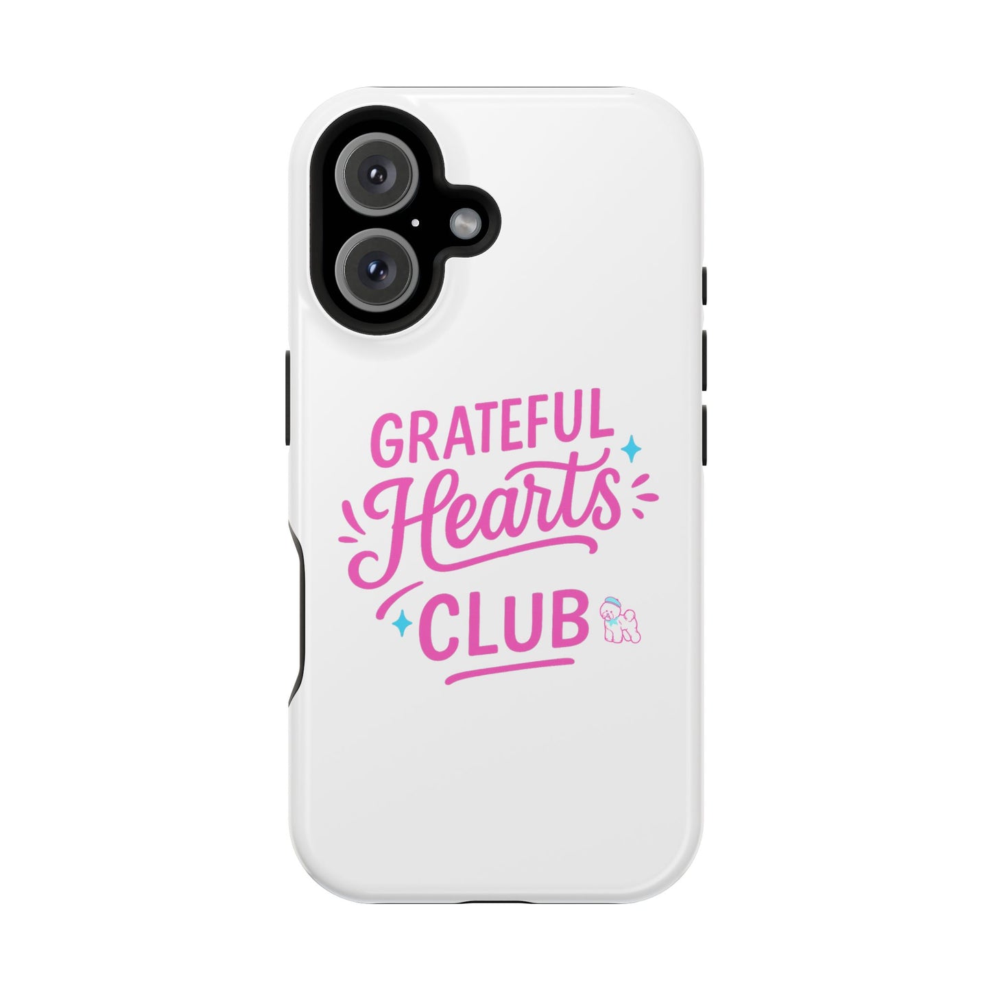 Phone Case — "Grateful Hearts Club" Impact‑Resistant Protective Case