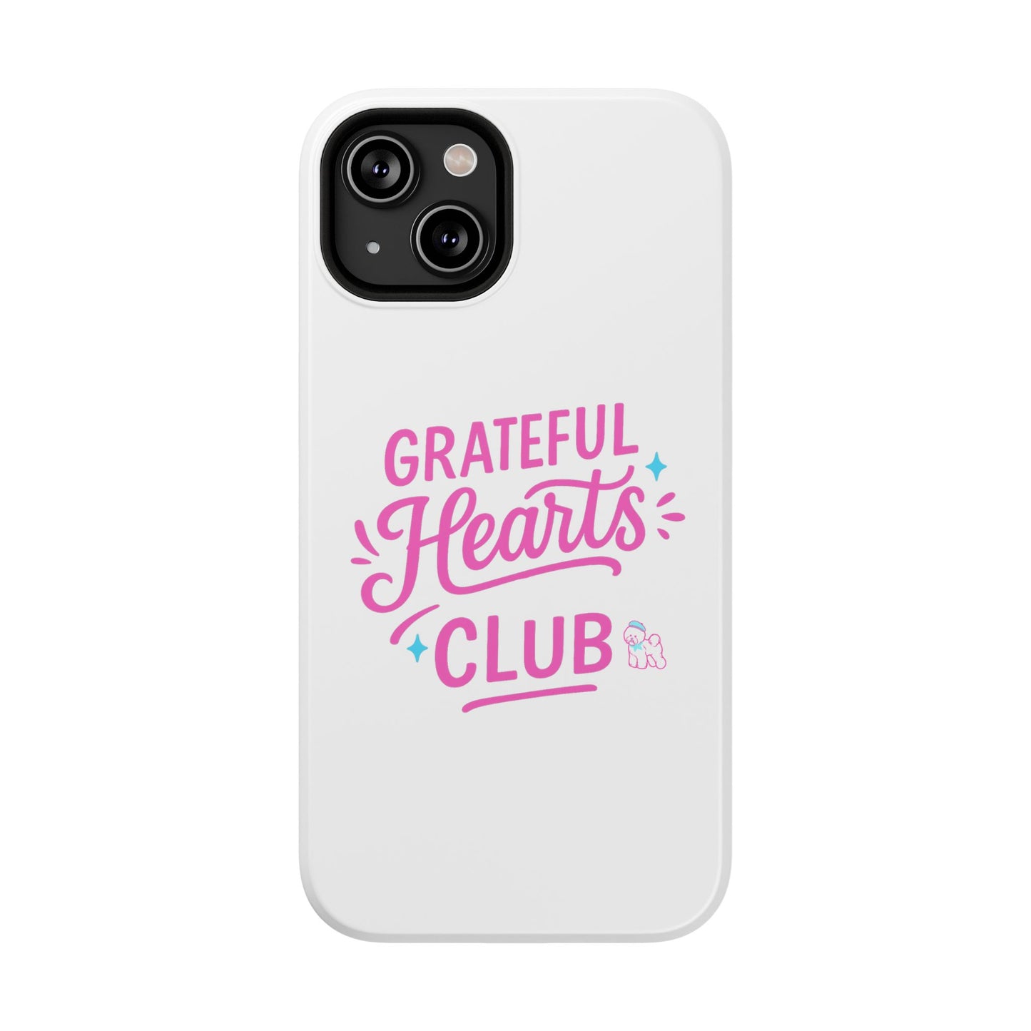Phone Case — "Grateful Hearts Club" Impact‑Resistant Protective Case